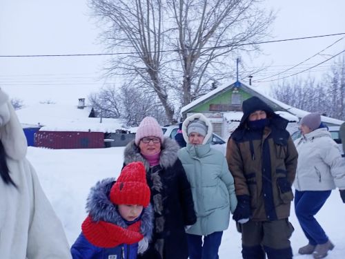 На улице Дружба на Южной околице дружно встретили Новый год