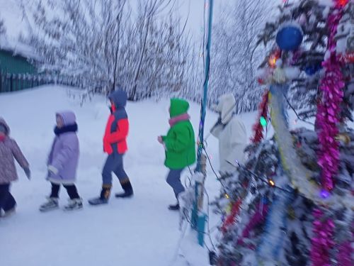 На улице Дружба на Южной околице дружно встретили Новый год