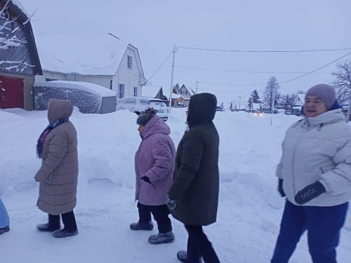 На улице Дружба на Южной околице дружно встретили Новый год