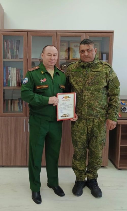 Камскоустьинец награжден грамотой военного комиссара Республики Татарстан