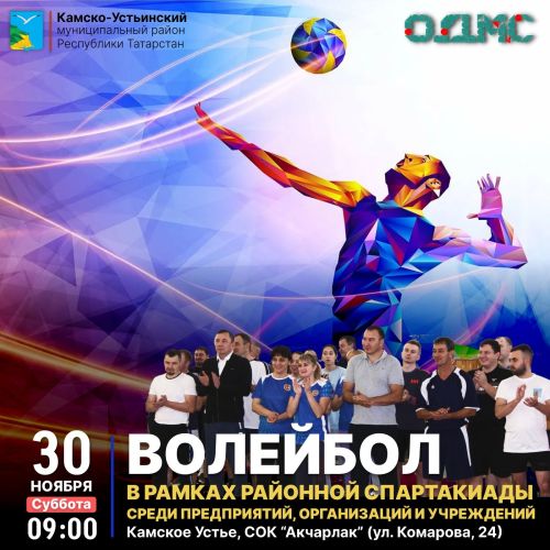 День волейбола в Камском Устье