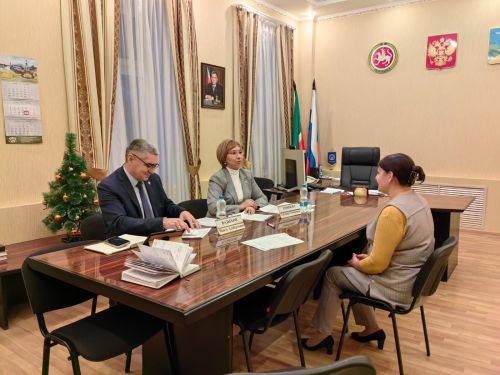 В Камском Устье прием граждан провела министр труда, занятости и социальной защиты РТ