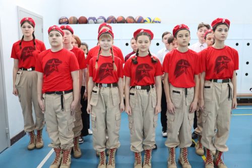Ряды юнармейцев Камского Устья пополнили 99 школьников