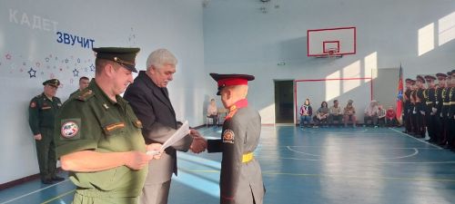 В Кадетской школе прошли мероприятия ко Дню защитника Отечества