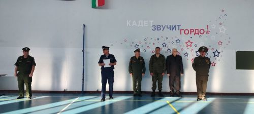 В Кадетской школе прошли мероприятия ко Дню защитника Отечества