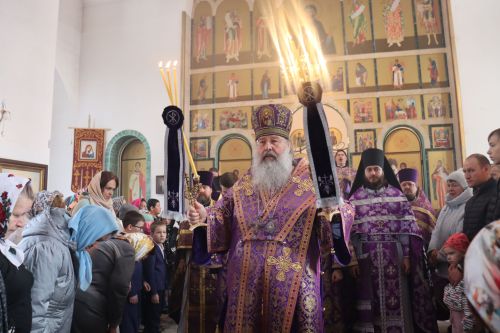 В Красновидовском храме прошла служба