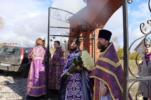 В Красновидовском храме прошла служба