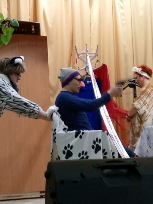 В районном доме культуры поселился кот