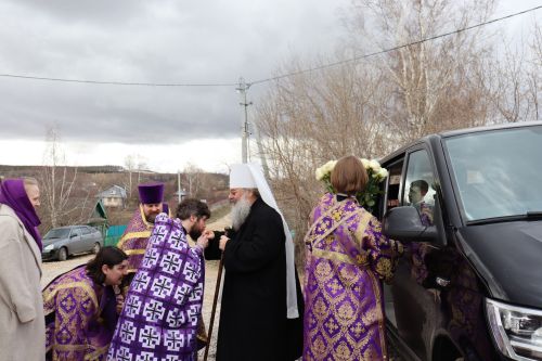 В Красновидовском храме прошла служба