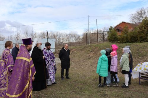 В Красновидовском храме прошла служба