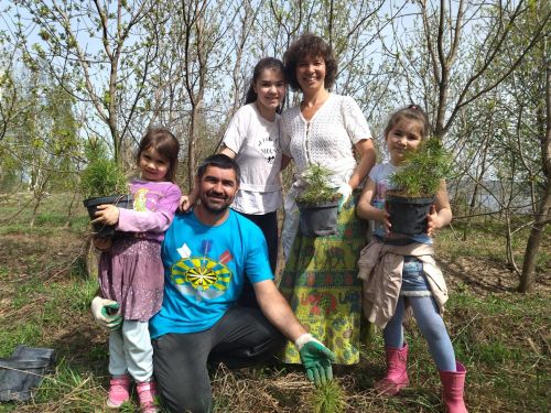 В Антоновке прошел праздник посадки леса