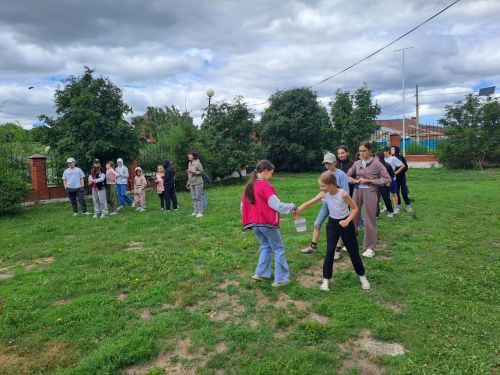 Сабантуй провели в пришкольном лагере
