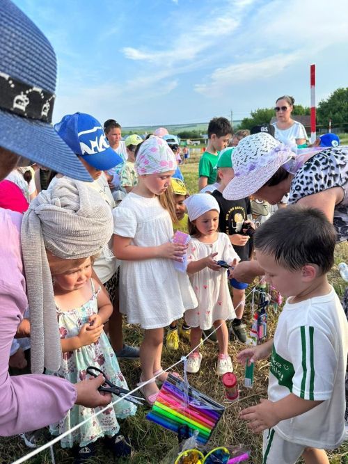 В деревне Большие Кармалы провели детский Сабантуй