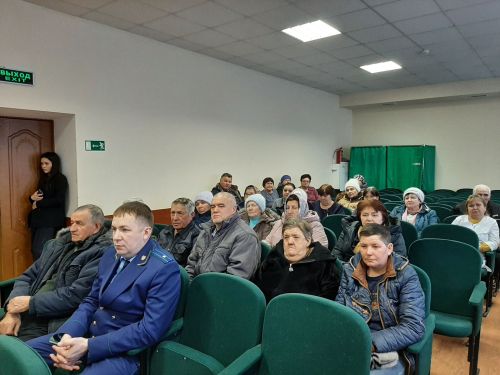 Сход граждан прошел  в Больших Клярях