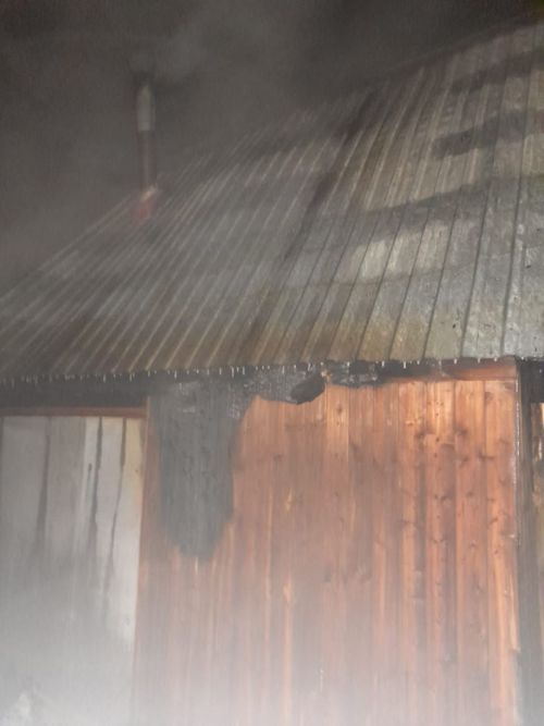 Ночью в Теньках горела баня