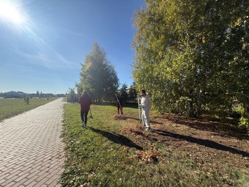 Осенняя уборка в Камском Устье