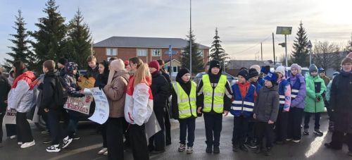 В Камском Устье на оживленном перекрестке прошла акция