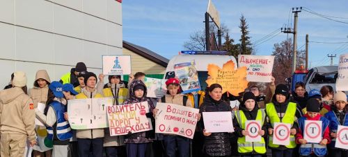 В Камском Устье на оживленном перекрестке прошла акция