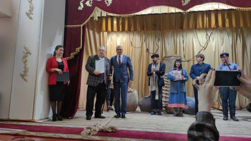 Спектакль прошел при полном аншлаге