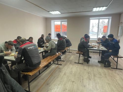 Для работников «Август – Камское Устье» оборудовали кухню