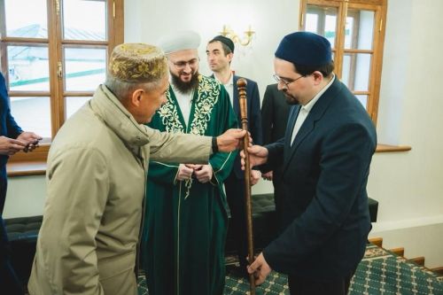 Муфтий Татарстана прочитал гает-вагаз с посохом Марджани в руках