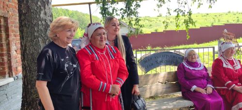 Красновидовцы встречали гостей