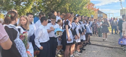 Пять первоклассников пришли в Рудницкую среднюю школу