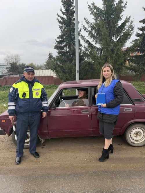 В Камском Устье поздравили пожилых участников дорожного движения