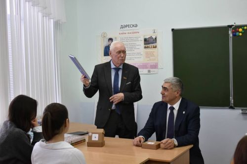 В Камском Устье прошел парламентский урок с участием депутата Государственного Совета Татарстана