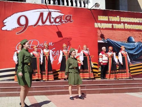 Акция: «Катюша» звучала хором на всю республику, страну и мир