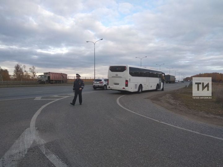 В Казани ГИБДД устроила облаву на водителей междугородних автобусов