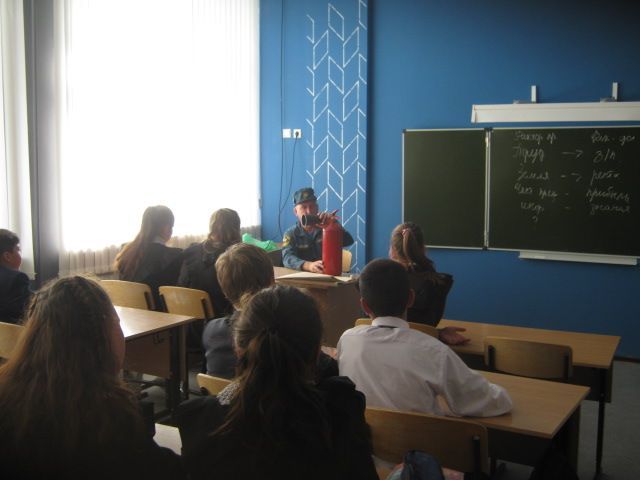 Открытый урок в Теньковской школе