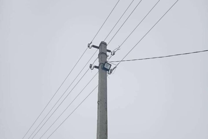 В Балтачево светильники ДРЛ заменили&nbsp;на энергосберегающие светодиодные прожекторы