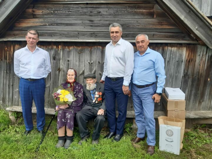 Ветеран войны из Мордовских Каратай отметил 96-й день рождения