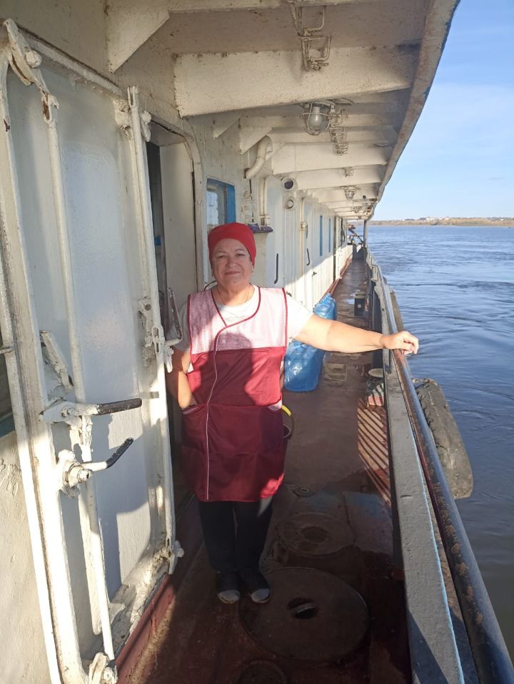 Татарстандагы судно йөртүче беренче хатын-кыз безнең районда яши