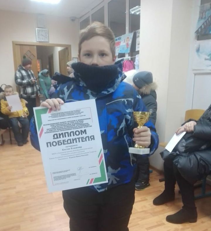 Ученик Теньковской школы стал победителем конкурса ГИМС РТ