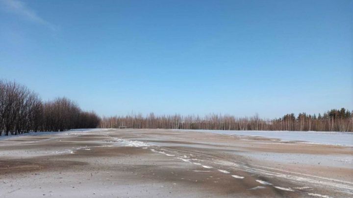В Татарстане начали «чернить» снег