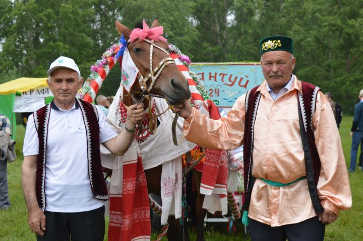 На майдане в Камском Устье проходит праздник Сабантуй