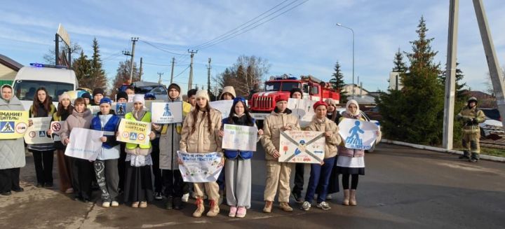 В Камском Устье на оживленном перекрестке прошла акция