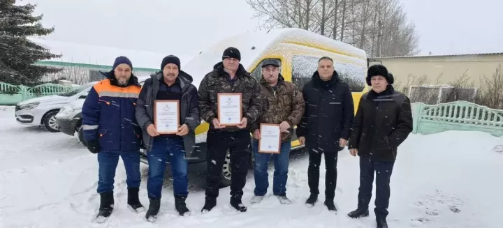 Три водителя Камского Устья отмечены грамотами Минтранса РТ