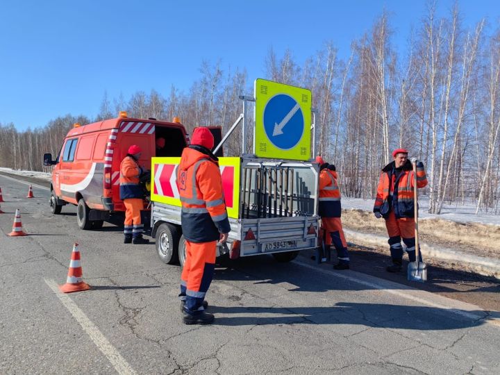 В Камско-Устьинском районе заработал асфальтобетонный завод
