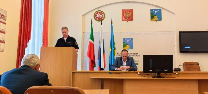 Сегодня в Камском Устье прошло заседание комиссии по БДД
