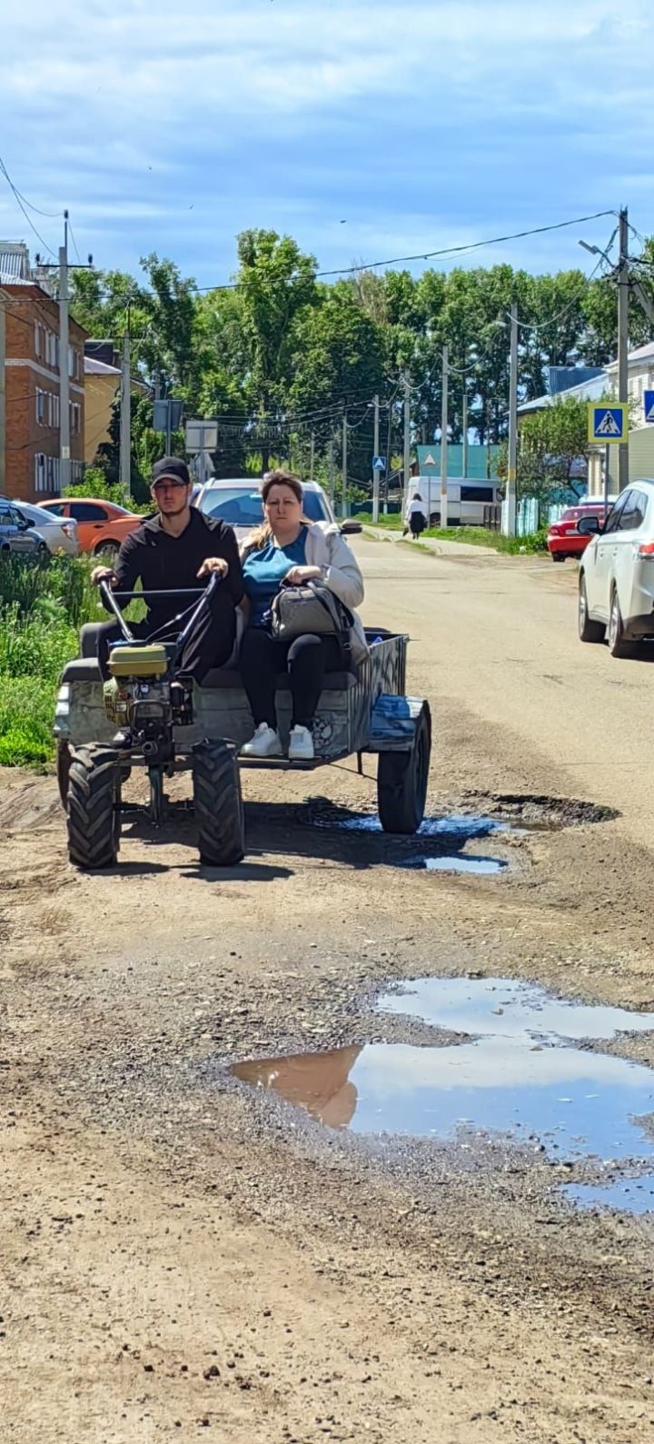 На чем только не ездят камскоустьинцы