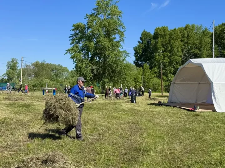 В Камском Устье полным ходом идет подготовка к Сабантую