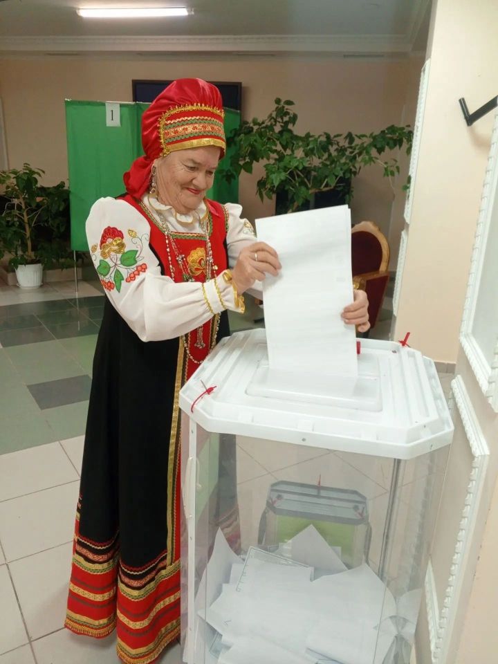 В Камско-Устьинском районе явка избирателей составила 91%